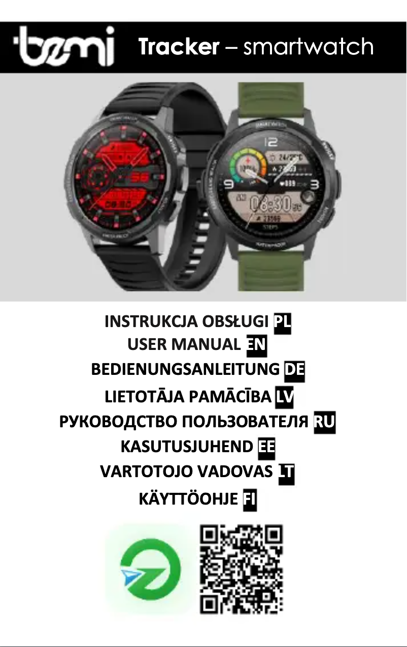 Page 1 de la notice Manuel utilisateur BEMI Tracker