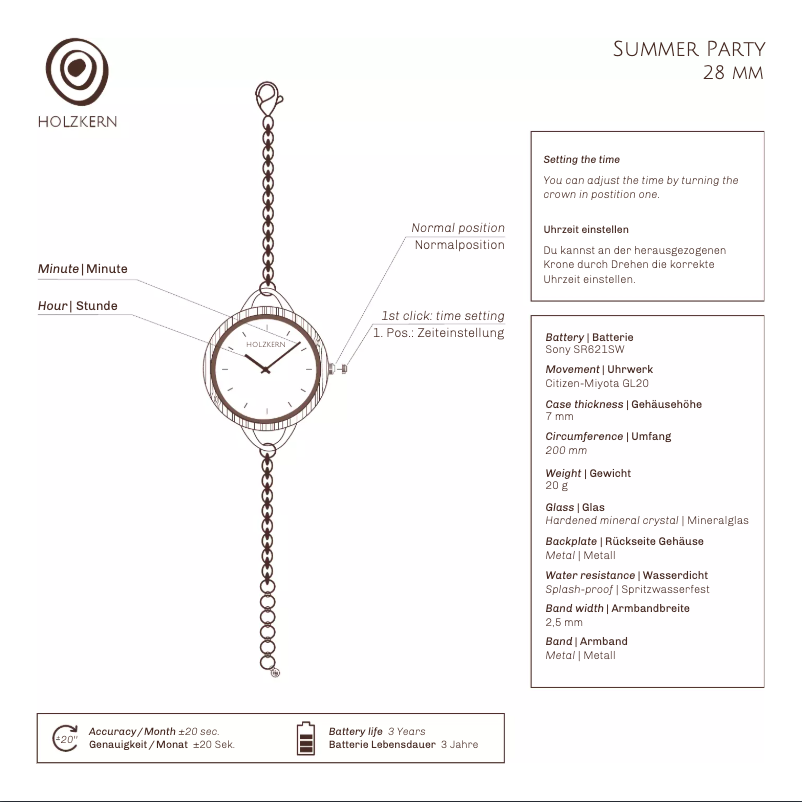 Page n°1 - Manuel utilisateur Holzkern Loud