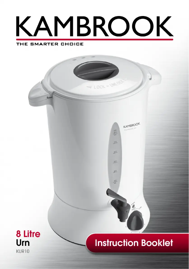 Page 1 de la notice Manuel utilisateur Kambrook KUR10