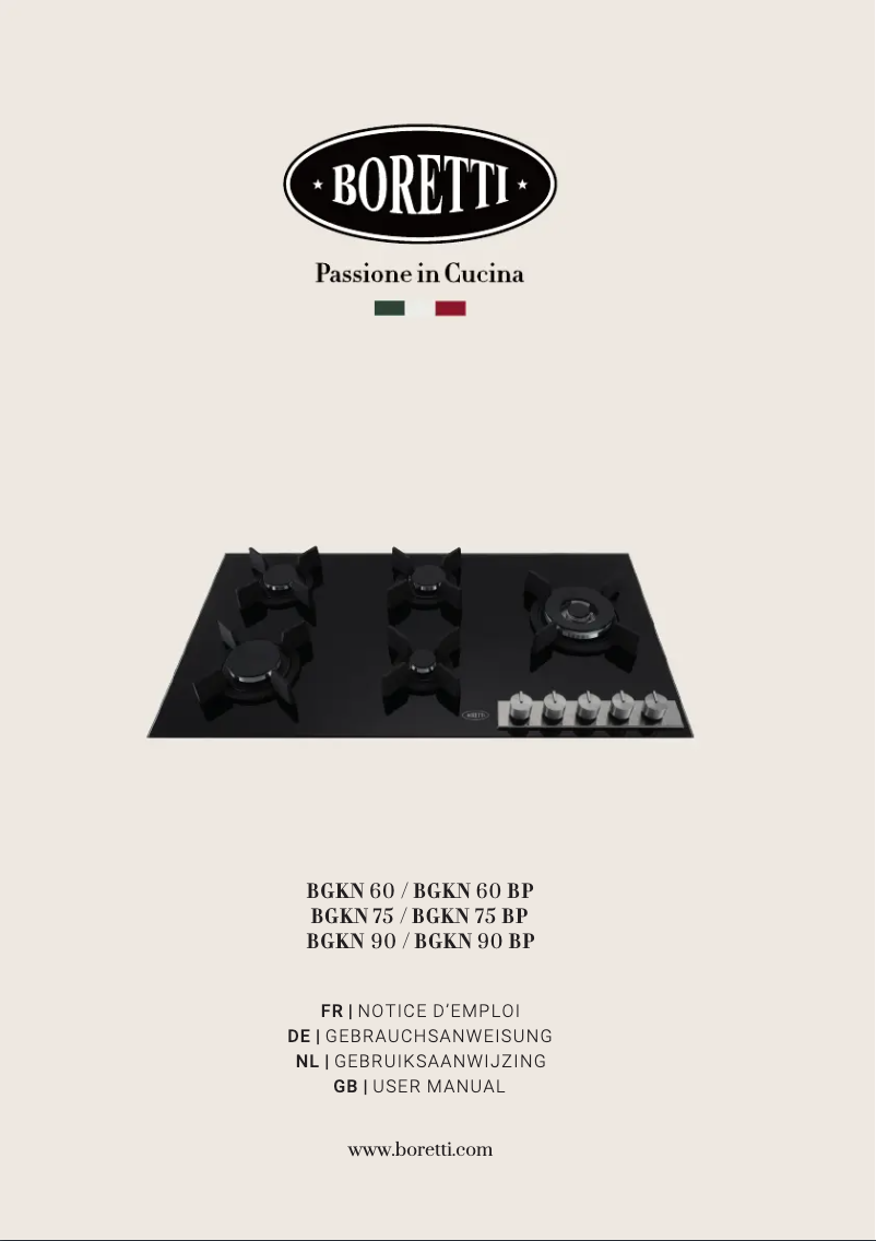 Image de la première page du manuel de l'appareil BGKN 90