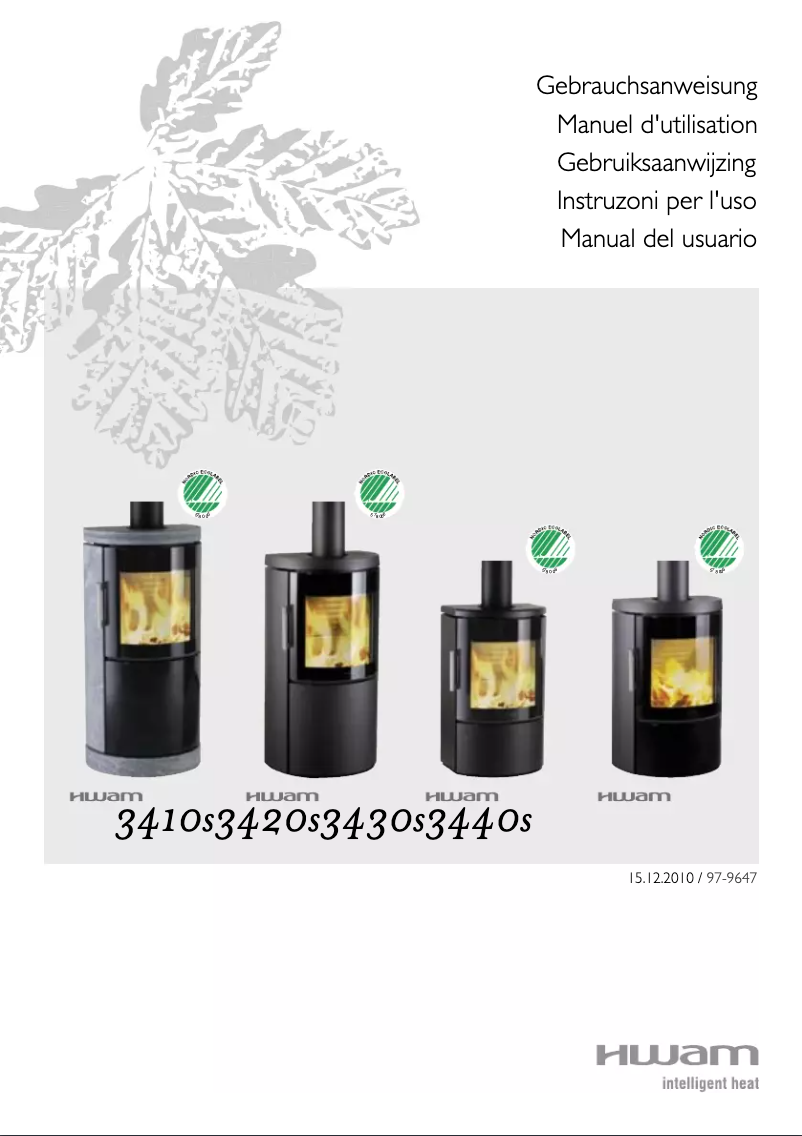 Page n°1 - Manuel utilisateur Hwam 3410S