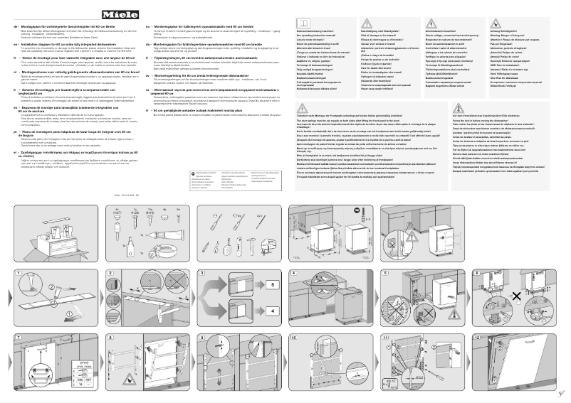 Page n°1 - Manuel utilisateur Miele G 4970 Vi