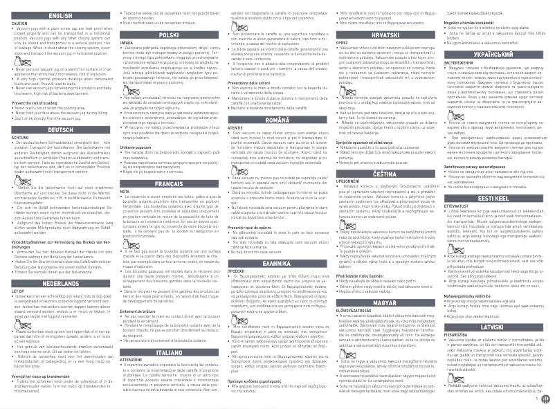 Page 1 de la notice Manuel utilisateur Hendi 446706