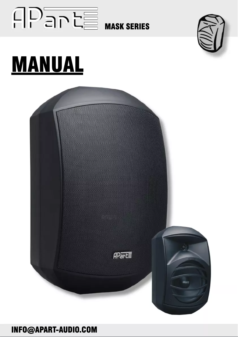 Page 1 of the manual User Manual APart MASK6-BL