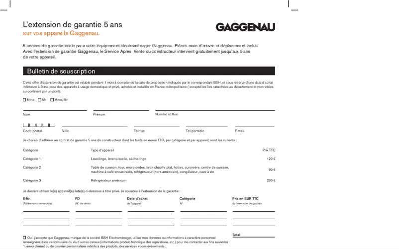 Image de la première page du manuel de l'appareil RW404261