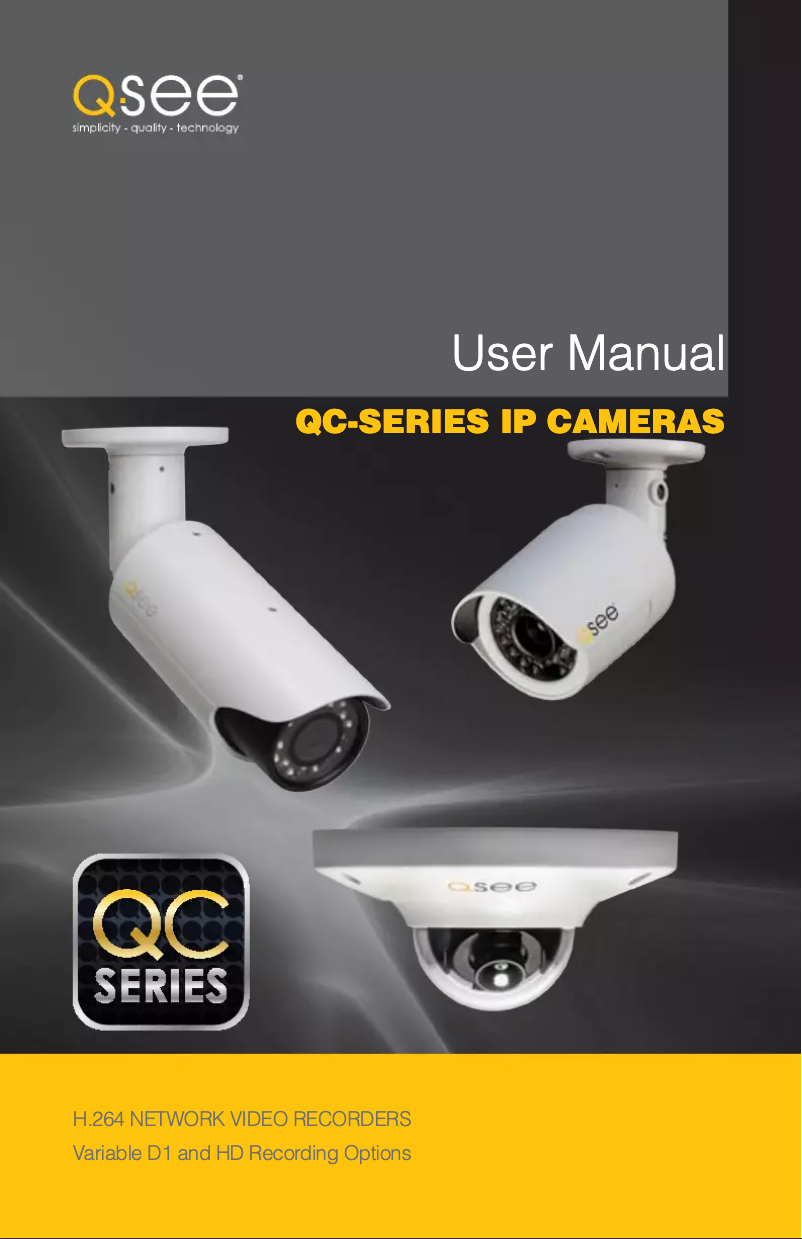 Page n°1 - Manuel utilisateur Q-See QCN8002