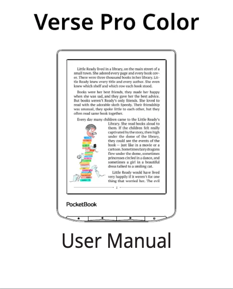Image de la première page du manuel de l'appareil Verse Pro Color