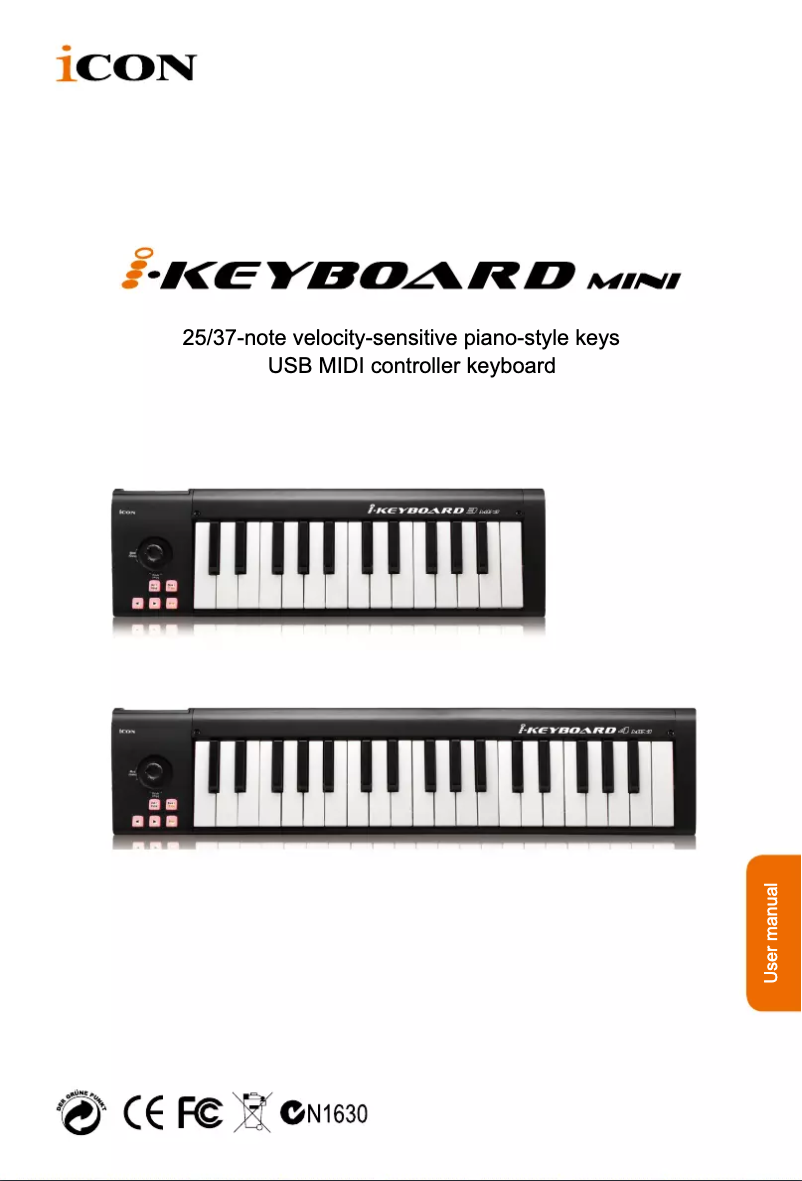 Page n°1 - Manuel utilisateur icon iKeyboard 4 Mini