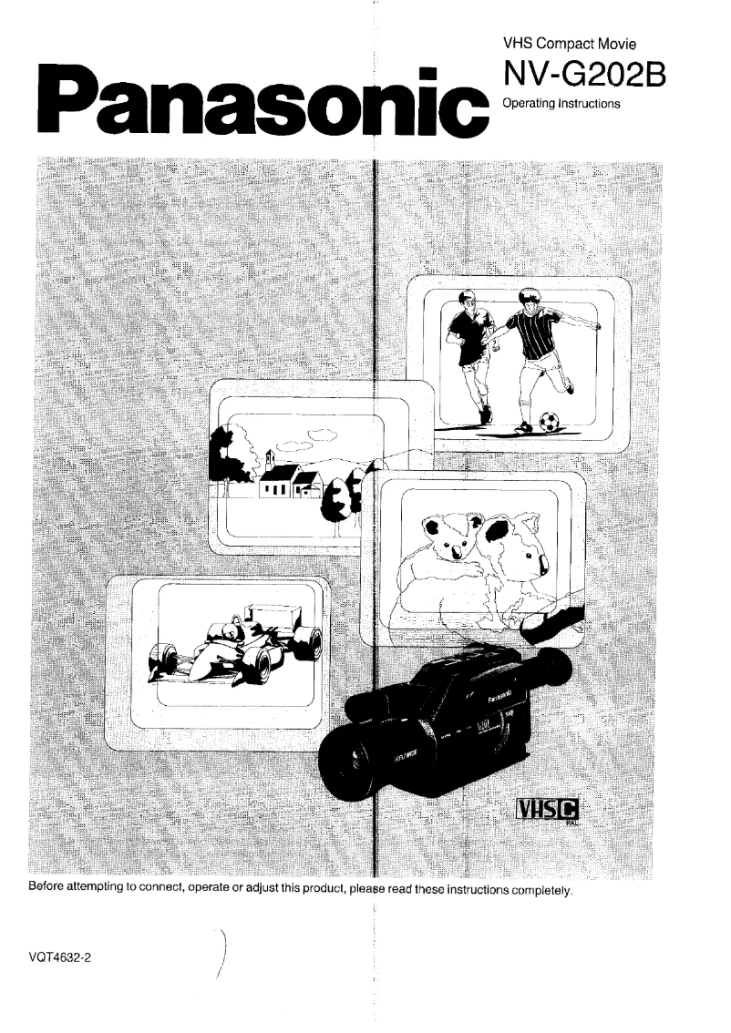 Page n°1 - Manuel utilisateur Panasonic NV-G202B