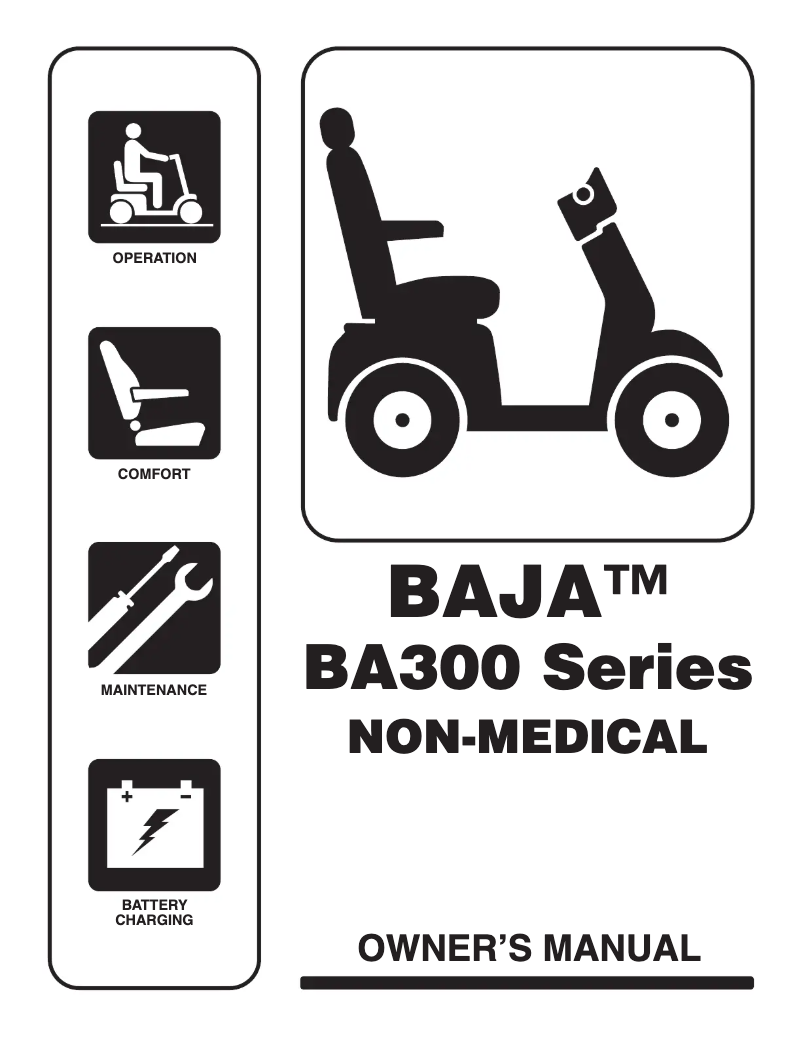 Página 1 del manual Manual de usuario Baja Mobility Raptor 2