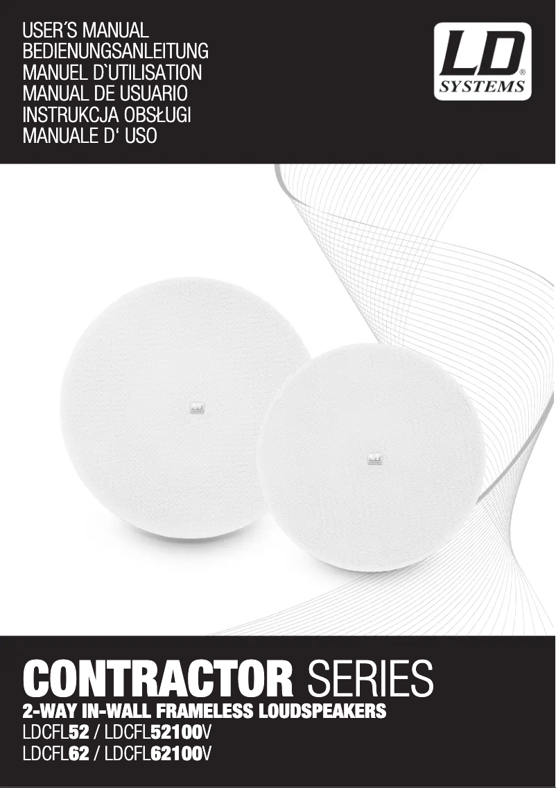 Página 1 del manual Manual de usuario LD Systems CFL 62