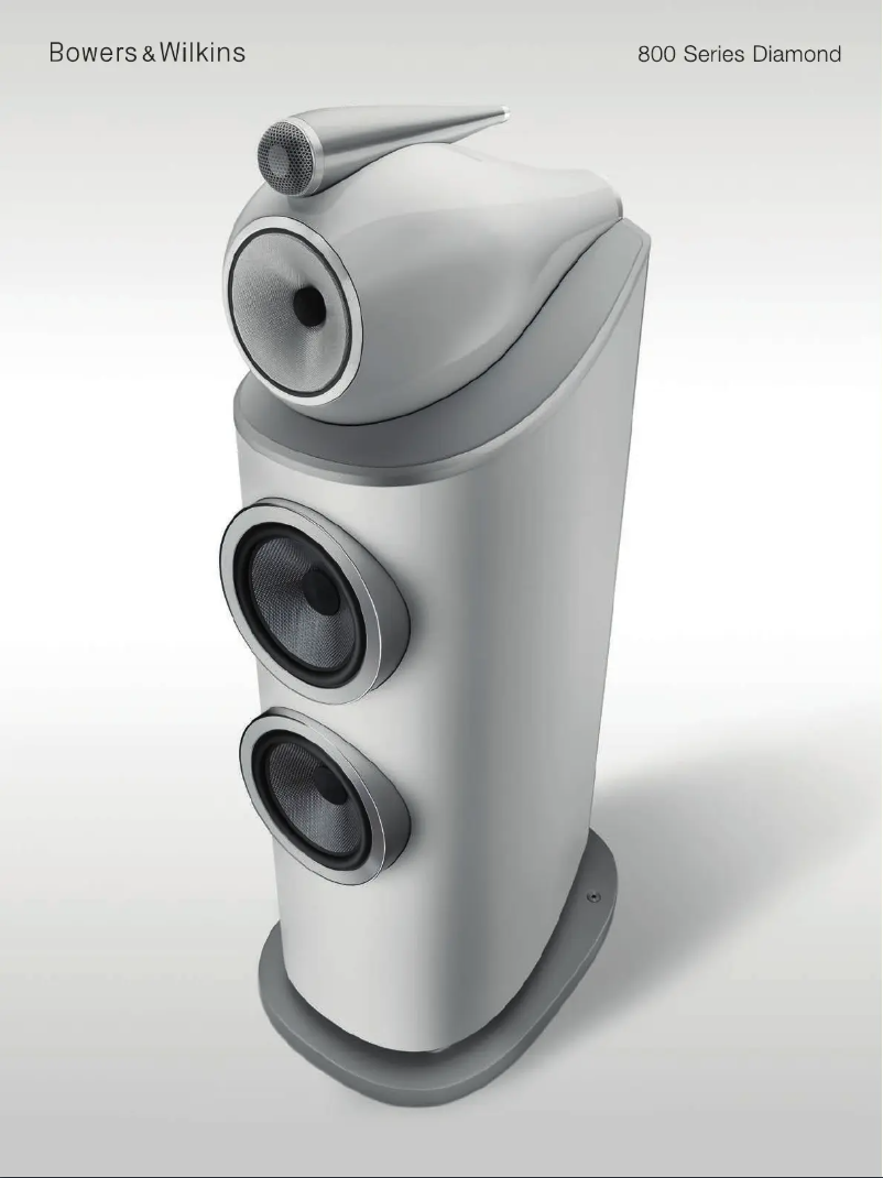 Page 1 de la notice Brochure Bowers & Wilkins 801 D4