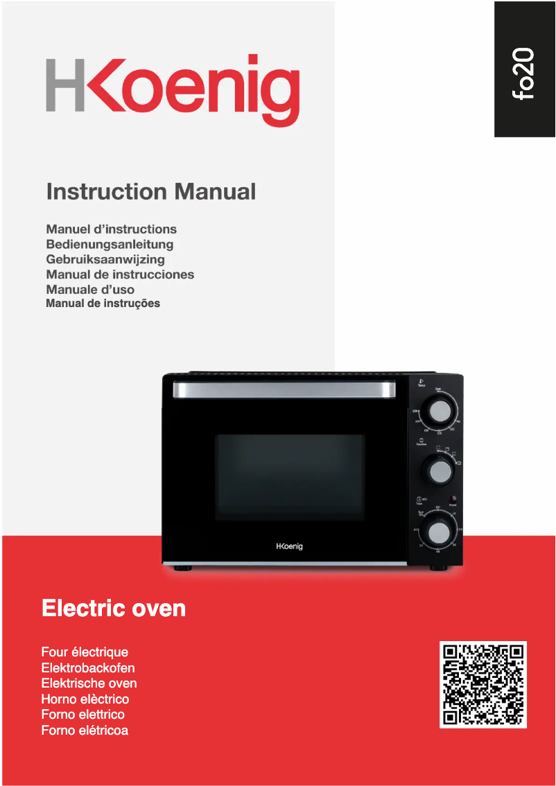 Página 1 del manual Manual de usuario H.Koenig FO20