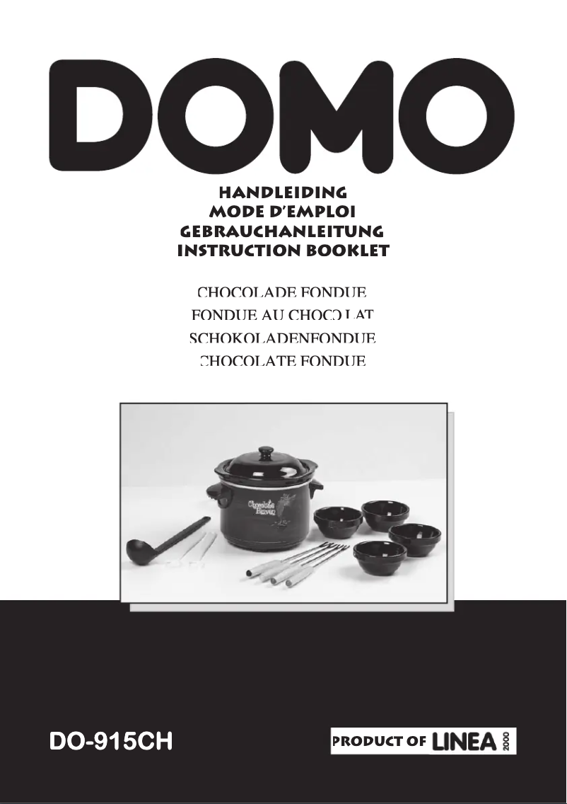 Page 1 de la notice Manuel utilisateur Domo DO-915CH