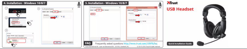 Image de la première page du manuel de l'appareil Quasar Headset