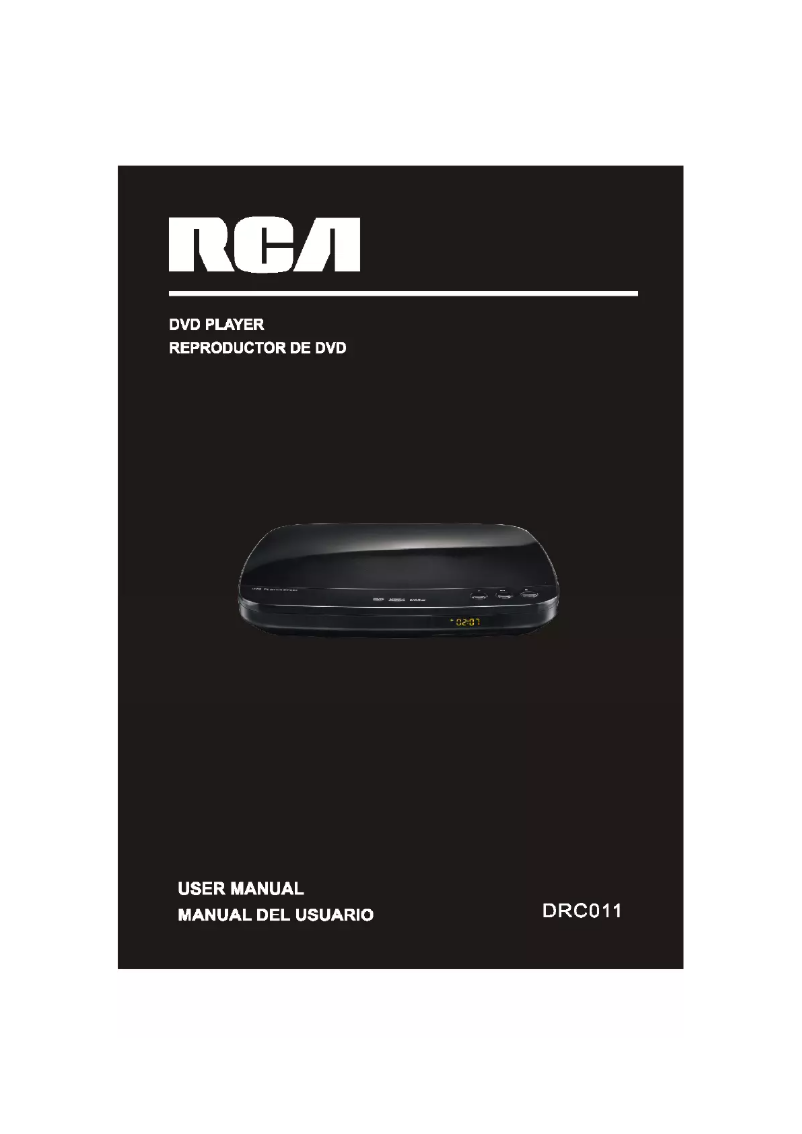 Page n°1 - Manuel utilisateur RCA DRC011AR